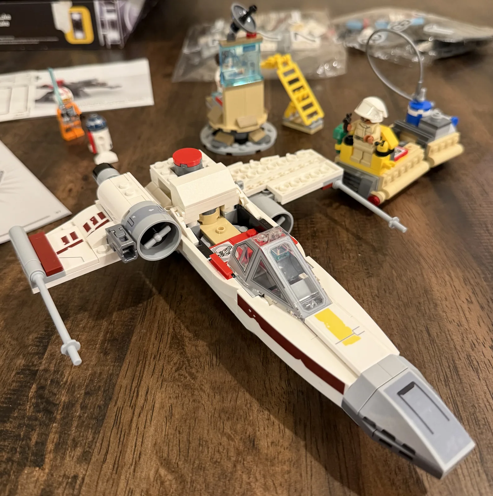 LEGO 75423 X-Wing build progress